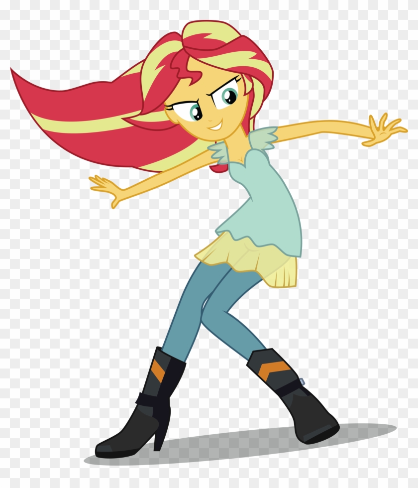 Sunset Shimmer Download Transparent Png Image - Equestria Girls Sunset Shimmer Vector Clipart #466703