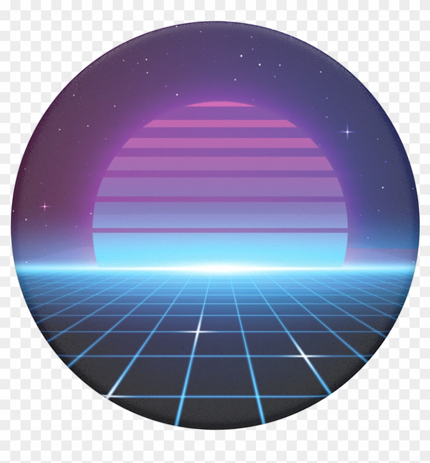Electric Sunset, Popsockets - Electric Sunset Clipart #466906