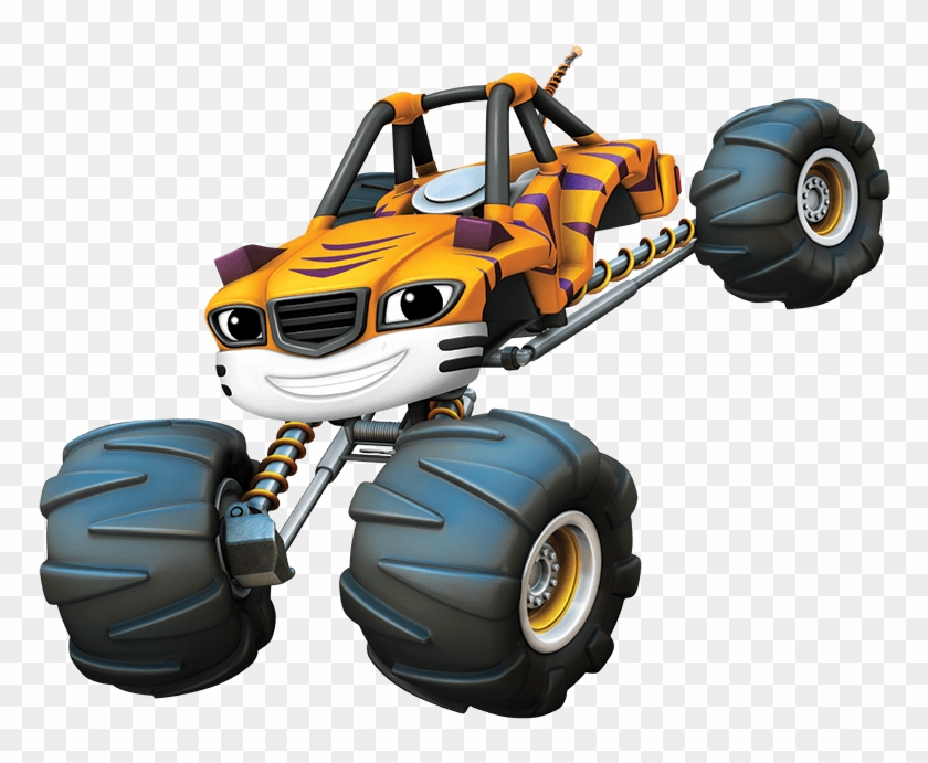 Blaze And The Monster Machines Stripes - Personnage Blaze Et Les Monster Machines Clipart