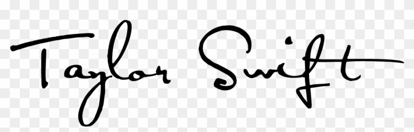 Taylor Swift - Taylor Swift Signature Red Clipart