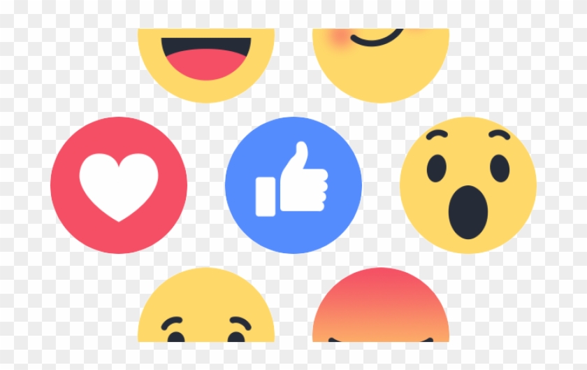 Facebook Like Buttons Png , Png Download - Reacciones De Facebook Png Clipart #467311