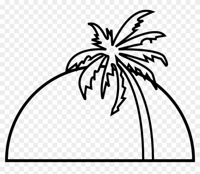 Palm Tree Sunset Clipart #467337