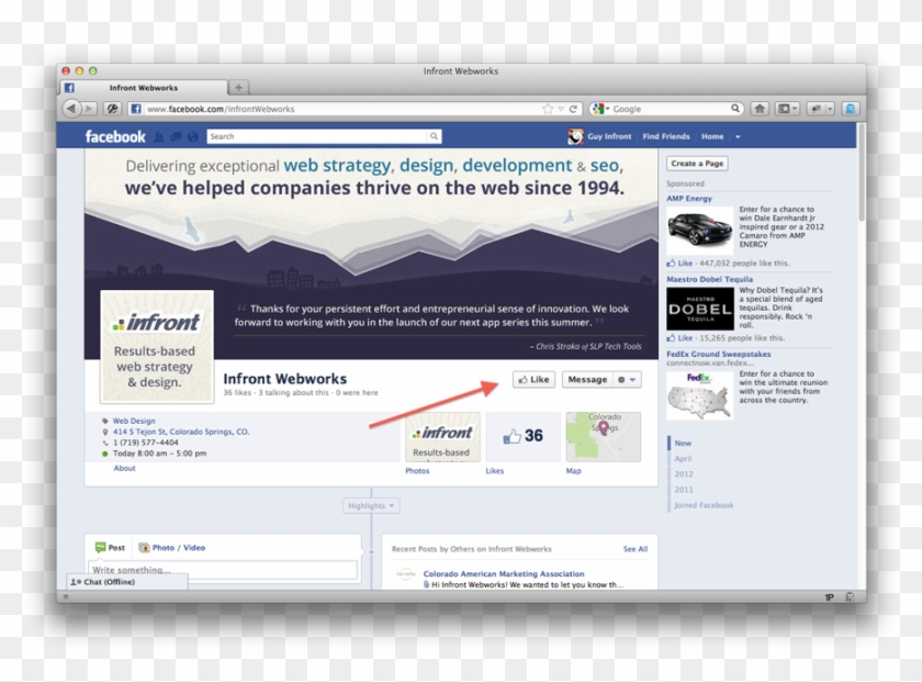 Like Your Own Facebook Page - Facebook Page Administrator Clipart