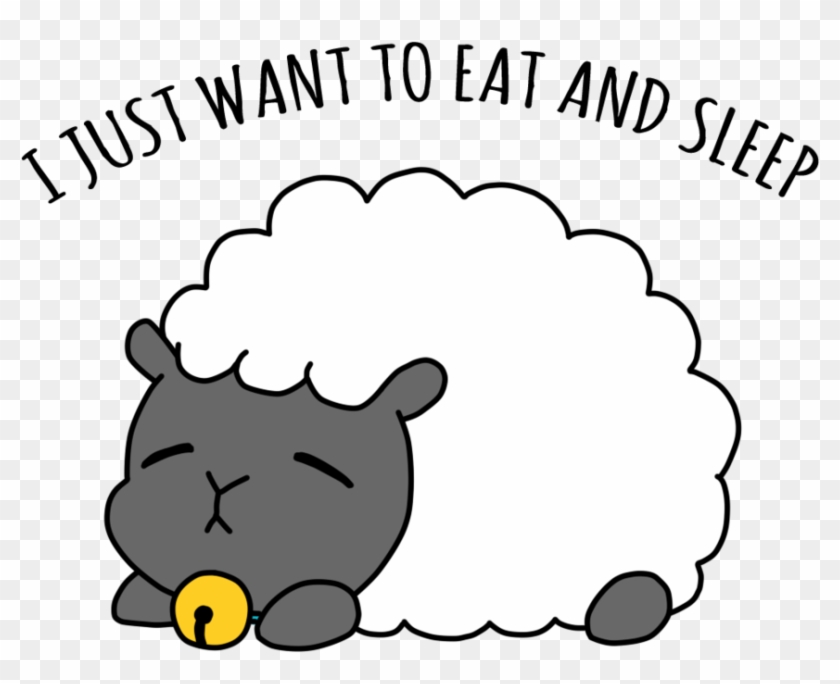 Sheep Sleep Cartoon Png Clipart #468343