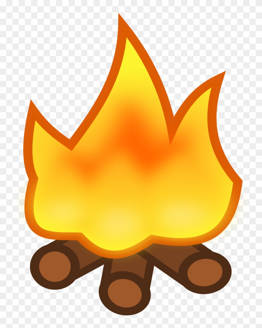 File - Icon-campfire - Svg - Camp Fire Icon Clipart