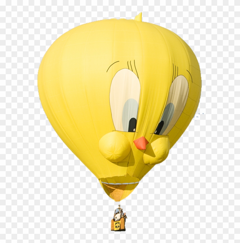 Yellow Bird 800 - Character Hot Air Balloon Clipart