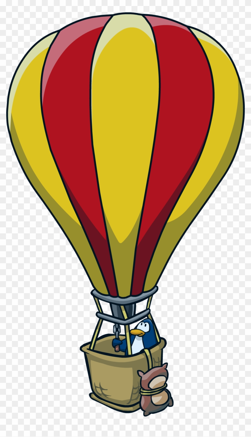 Air Balloon Png Background Image - Club Penguin Hot Air Balloon Clipart #468865