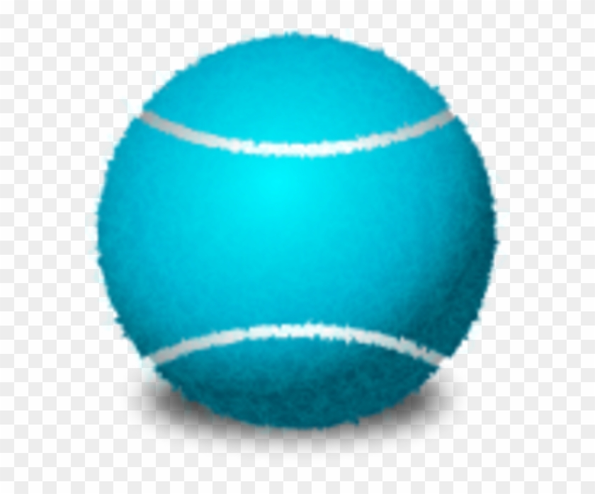 Blue Tennis Ball Racket Png - Tennis Ball Clip Art Transparent Png