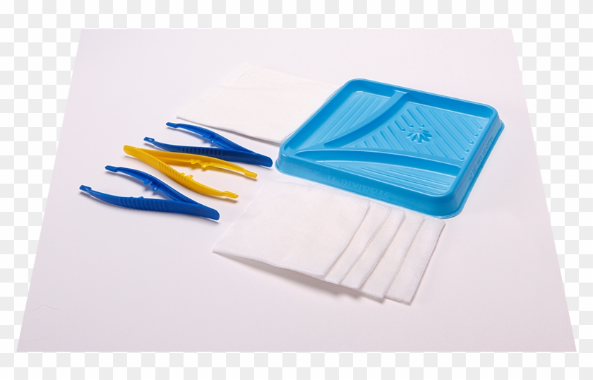 Basic Dressing Pack With 5 Non-woven Swabs Clipart #469092