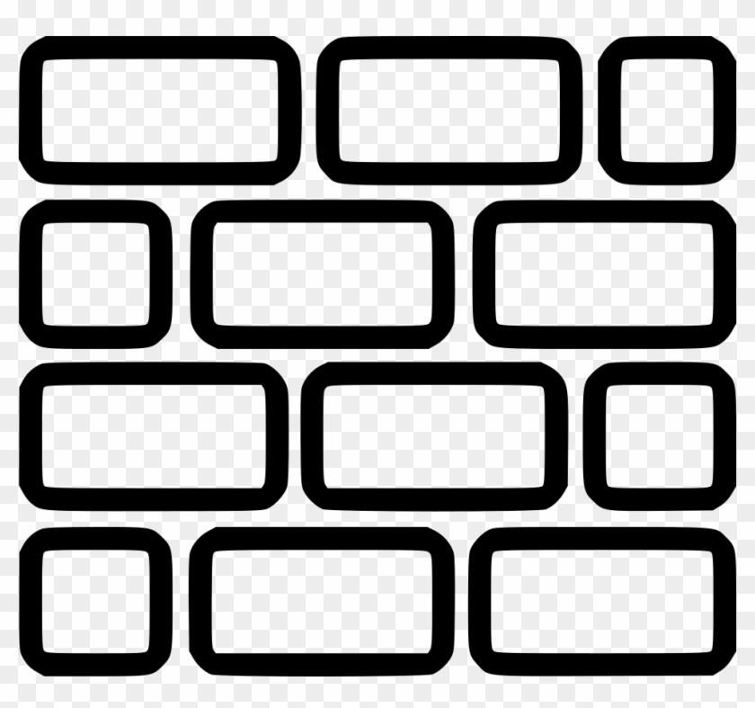 Png File Svg - Brick Wall Icon Png Clipart #469333
