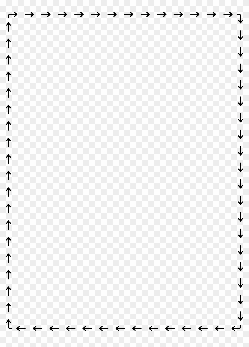 Plain White Border Png - Black-and-white Clipart
