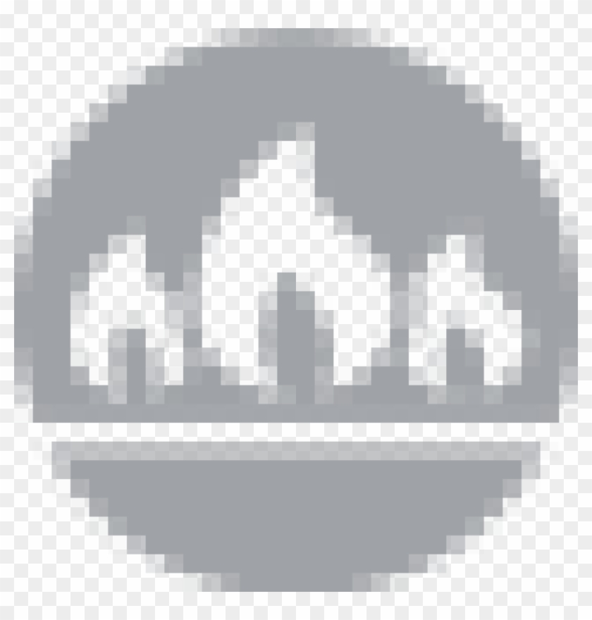 Gas Fire Icon - Tiananmen Clipart