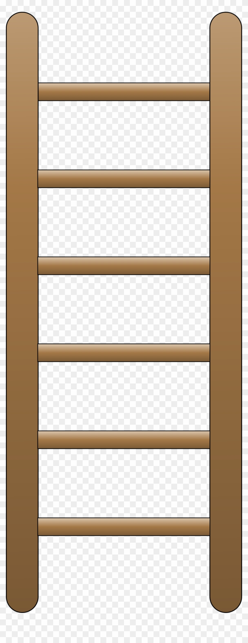 Clip Royalty Free Download Ladder Vector Flat - Wood - Png Download #469681