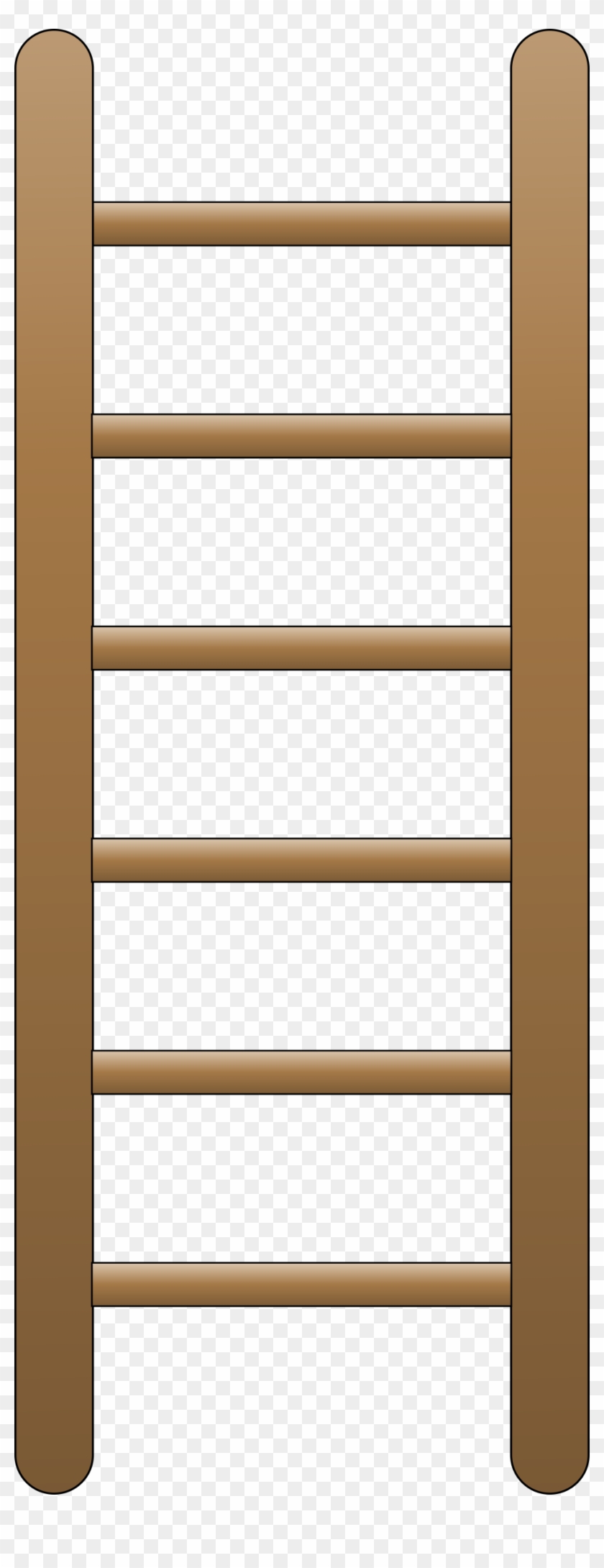 Clip Royalty Free Download Ladder Vector Flat - Wood - Png Download #469681