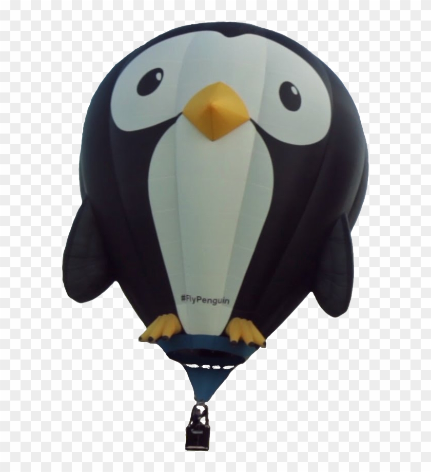 Penguins - Hot Air Balloon Clipart