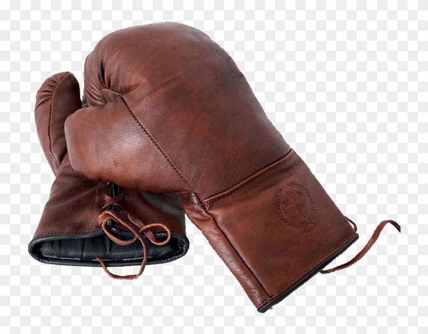Vintage Boxing Gloves - Gants Boxe Cuir Vintage Clipart #469812