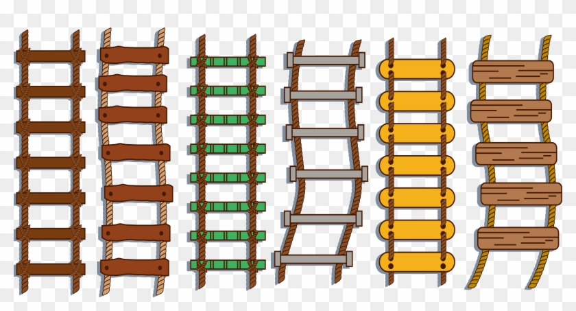 Jpg Transparent Library Rope Ladder Clipart - Rope Ladder Clipart - Png Download #469878