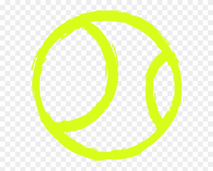 Tennis Ball Icon Clip Art - Circle - Png Download #469997