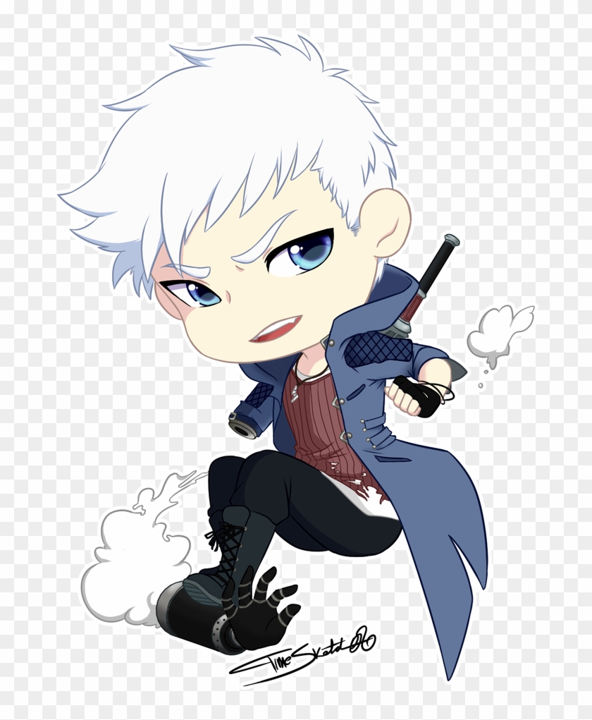 I'm So Happy That We Get Another Game I Missed My Boys - Nero Dmc 5 Fan Art Clipart