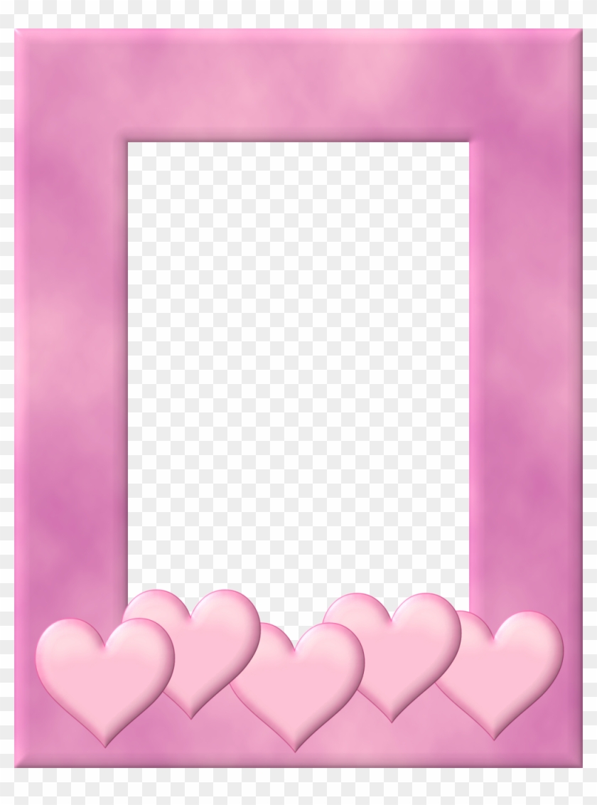 Cute Clipart Frame - Border Valentines Day Transparent - Png Download