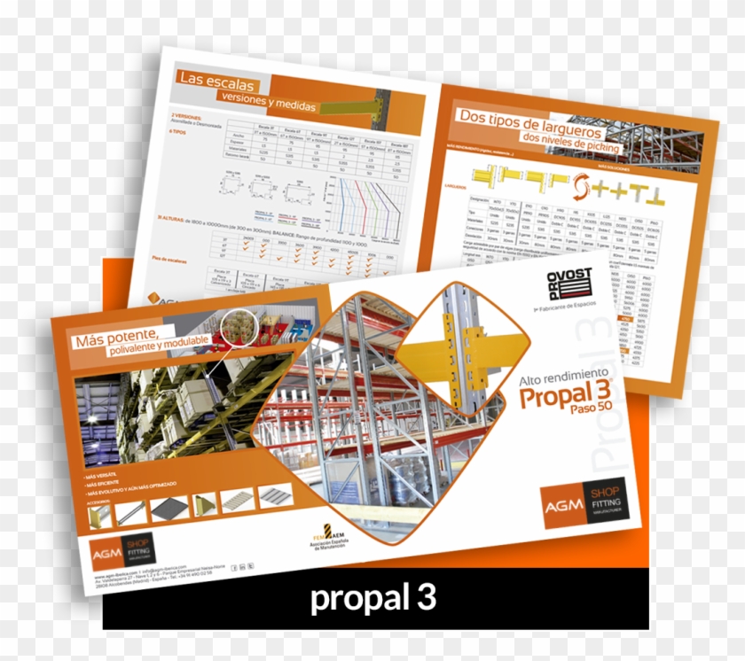 Almacén / Logística - Flyer Clipart