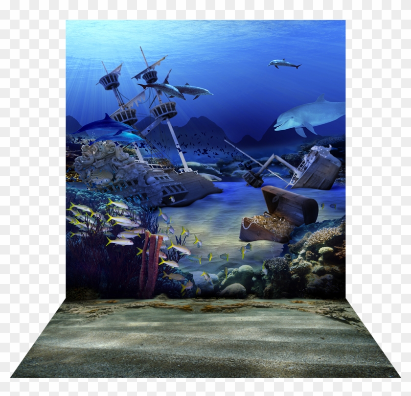 3 Dimensional View Of 10'x20' Backdrop - Painting Clipart