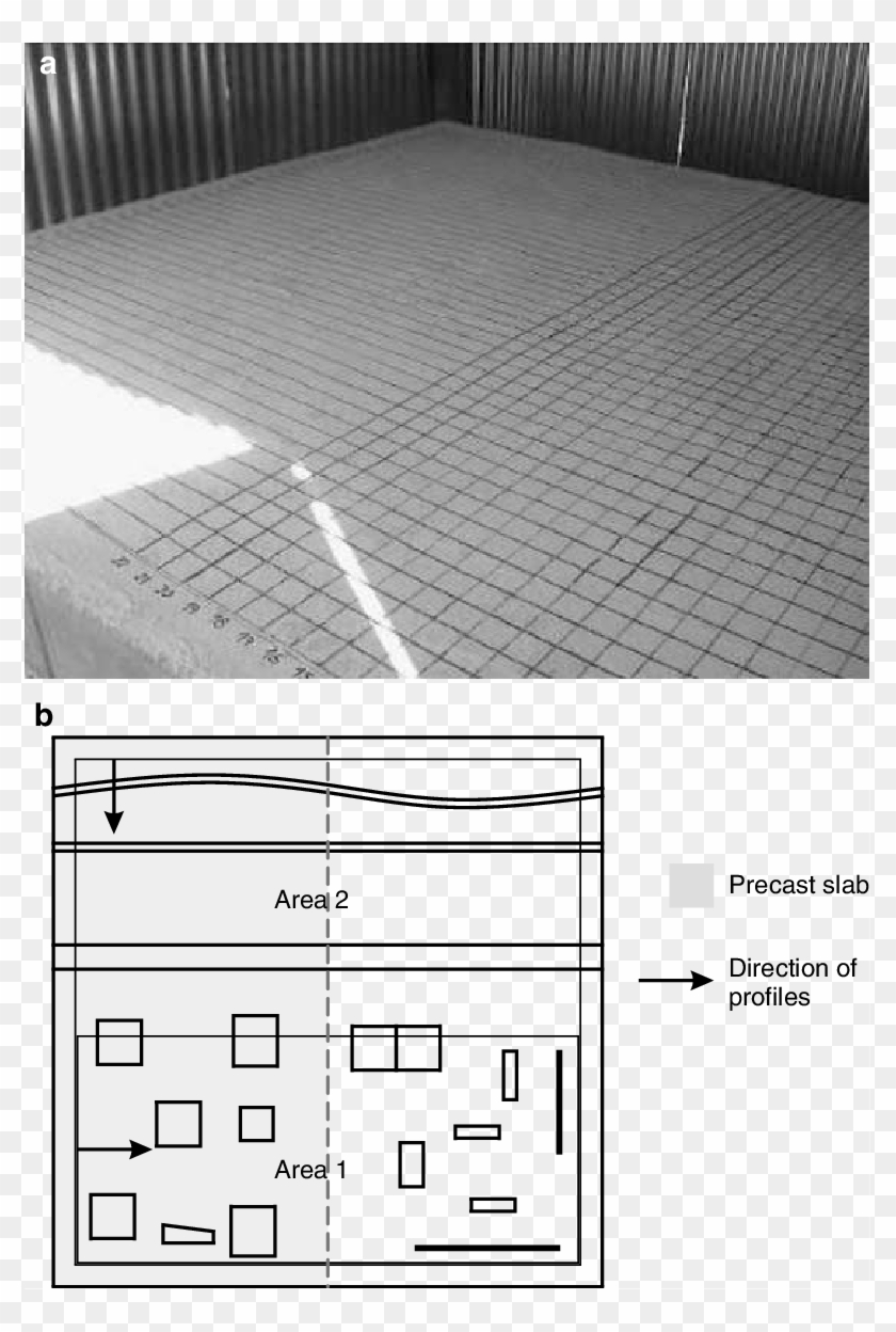 Partial View Of The Grid Drawn Over The Surface Of - Plan Clipart