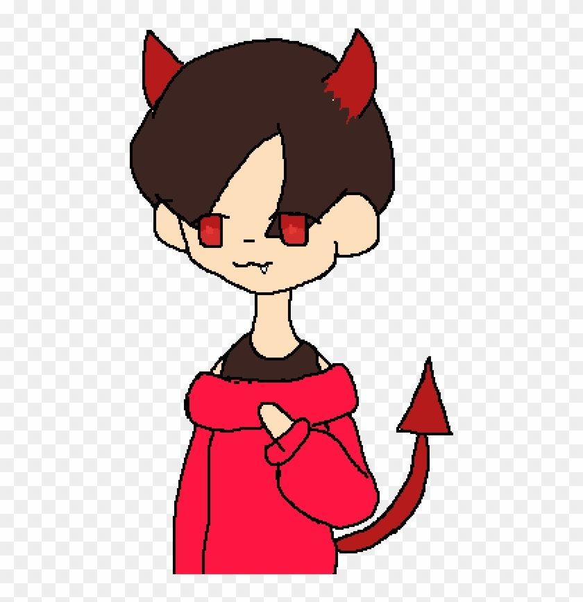 Devil Quick Draw - Cartoon Clipart #4601193