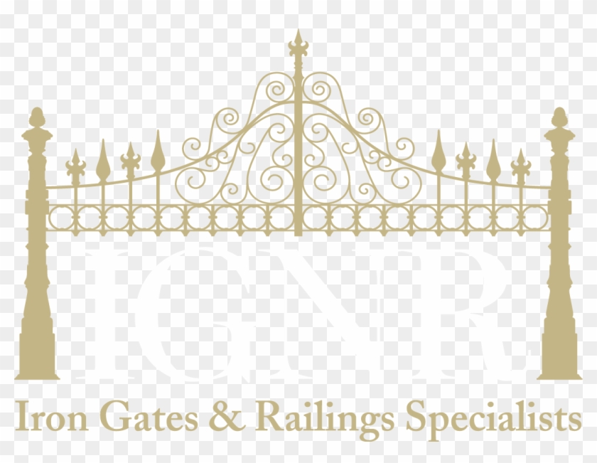 0208 226 - Wrought Iron Gate Logo Clipart #4601414