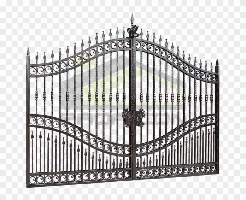 Pf - Gate Drawing Black And White Clipart #4601445