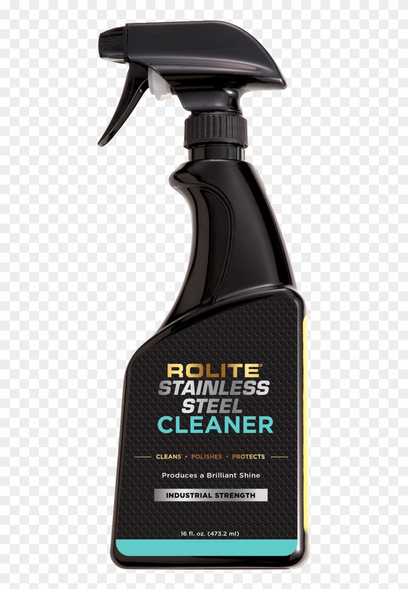 Rolite Stainless Steel Cleaner 16oz Spray Bottle - Flat Matte Finish Cleaner Clipart #4602074