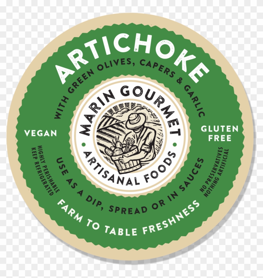 A Wonderful Mix Of Artichoke Hearts, Olives, Capers - Chimichurri Label Clipart