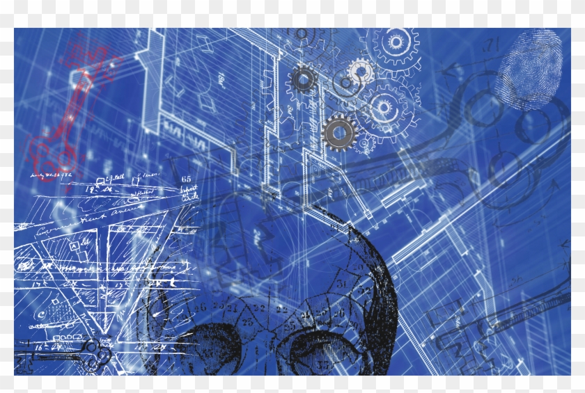 By Shrodr In - - Blue Prints Backgrounds Clipart