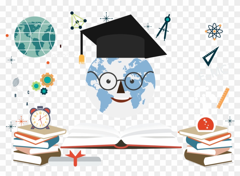 Student Education Bachelors Degree Course - World Map Clipart #4602474