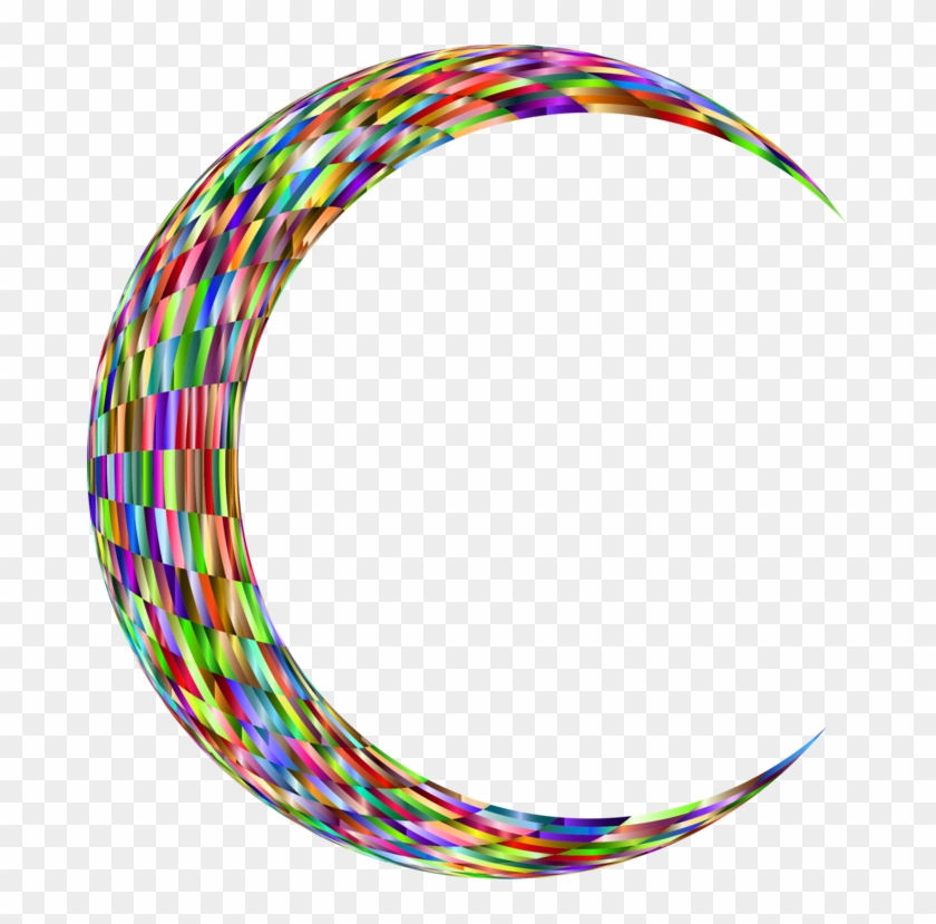 Crescent Moon Drawing 3d Computer Graphics - Circle Clipart
