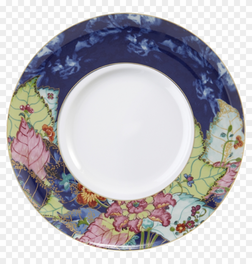 Mottahedeh Tobacco Leaf Contempo Service Plate , Png - Plate Clipart