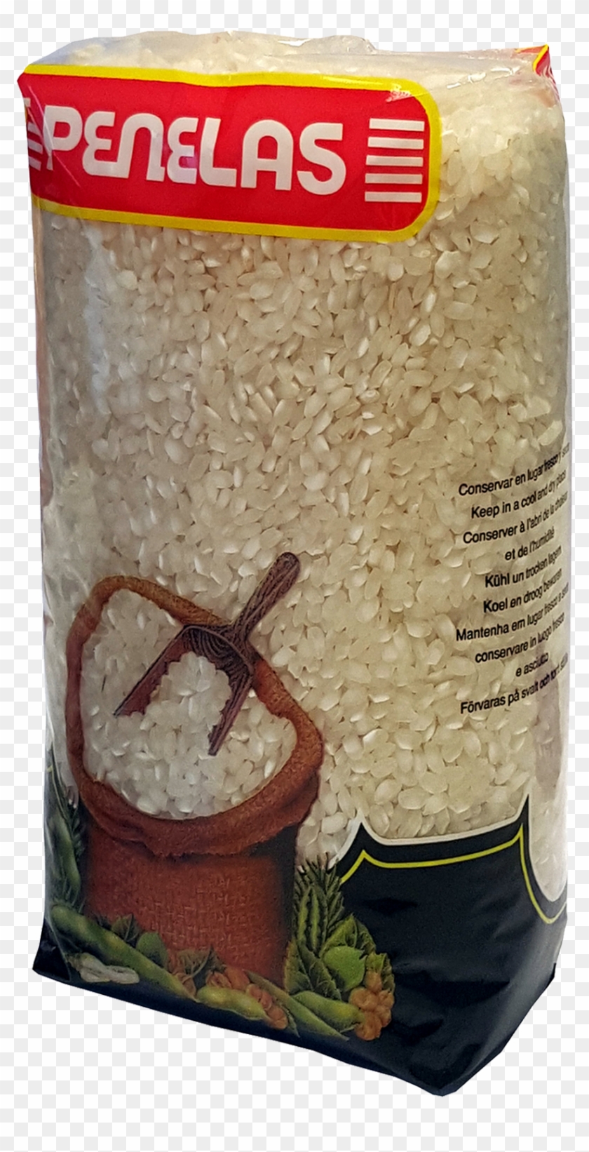 Arroz Redondo Legumbres Penelas - Paquete De Arroz Png Clipart