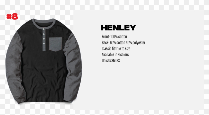 Henley - Sweater Clipart #4603609