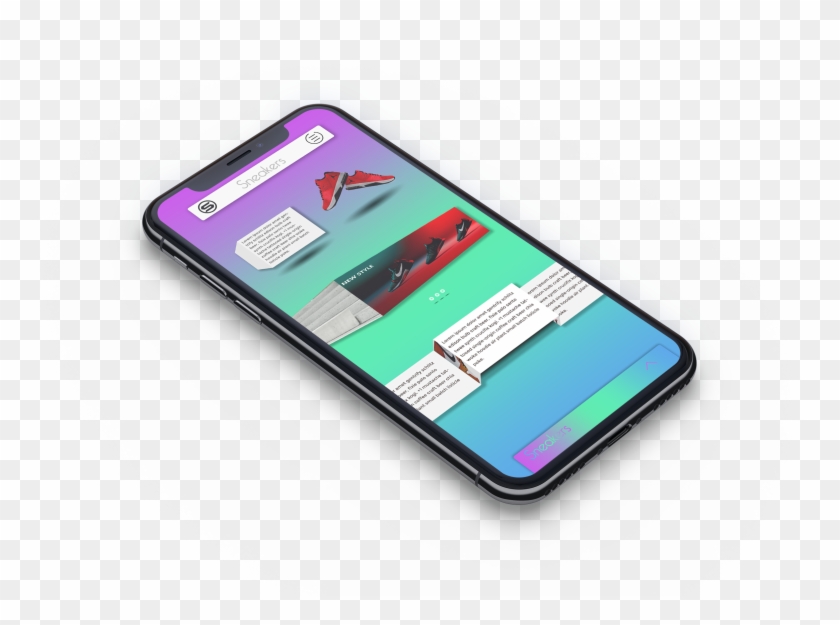 Home - Iphonex-perspective - Samsung Galaxy Clipart #4604032