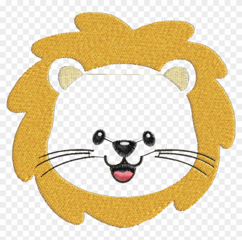 Carinha De Leao De Desenho , Png Download - Carinha Dos Animais Safari Clipart #4604169