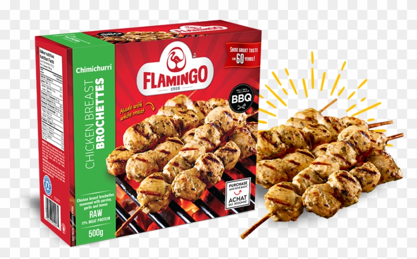 Chimichurri Chicken Brochettes - Flamingo Chicken Wings Clipart #4604433