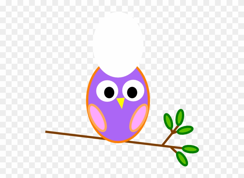 Cooking Clipart Owl - Pink And Blue Owl - Png Download