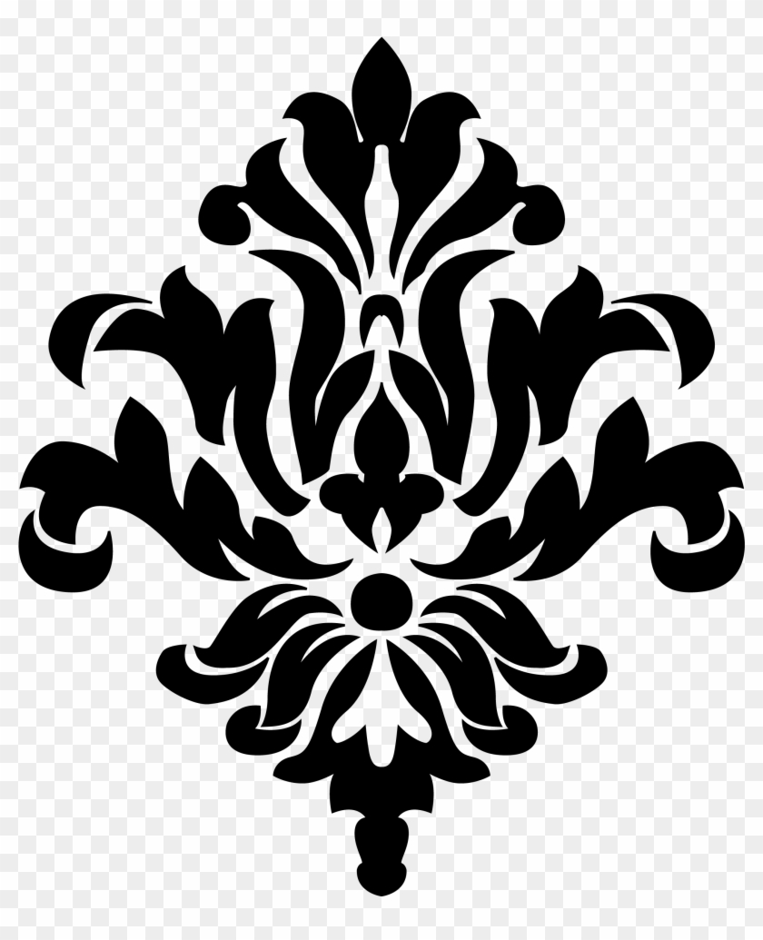 Damask Png Clipart #4605243