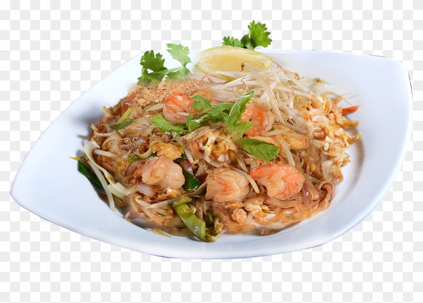 Asia Food Fried Rice With Chicken - Pad Thai Clipart #4605505