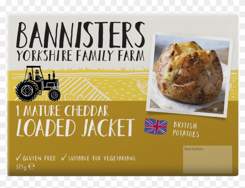 Mature Cheddar Loaded Jacket Potato - Bun Clipart #4605975