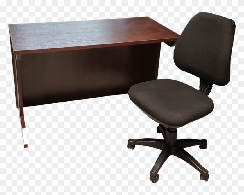 Combo Escritorio Tipo Pupitre Con Silla Secretarial - Escritorio Con Silla Png Clipart