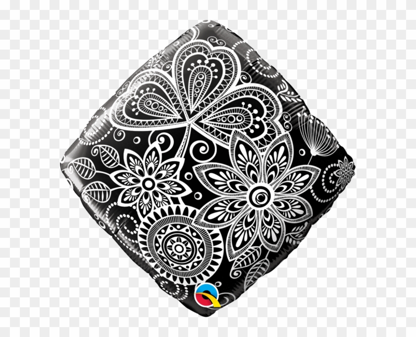 Damask Accent Patterns Mylar Balloon - 30 Roky Vyzdoba Party Clipart