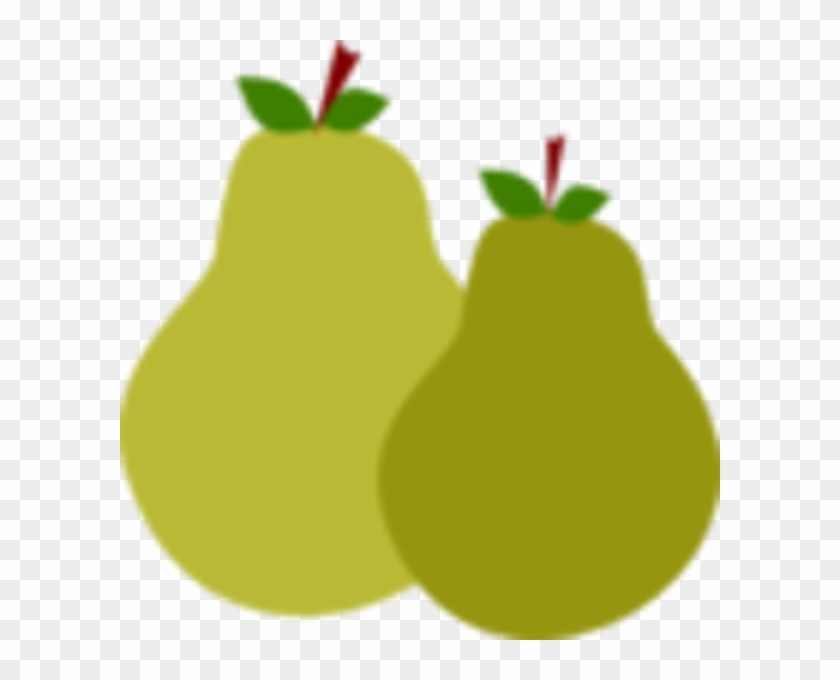 Small - Two Pears Clip Art - Png Download #4606351