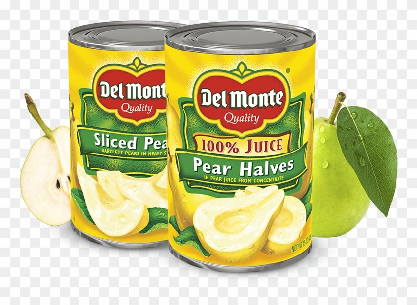 Sliced Pears - Canned Pears In Natural Juice Clipart #4606384