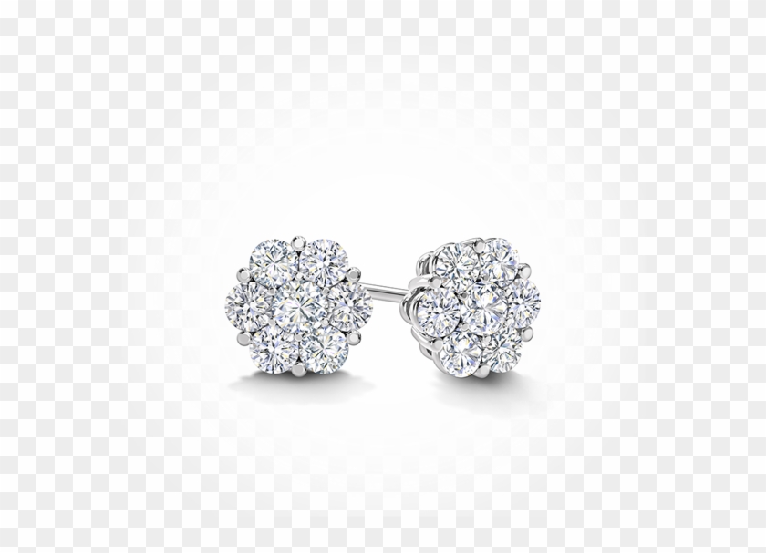 A Bouquet Of Diamonds - Earrings Clipart